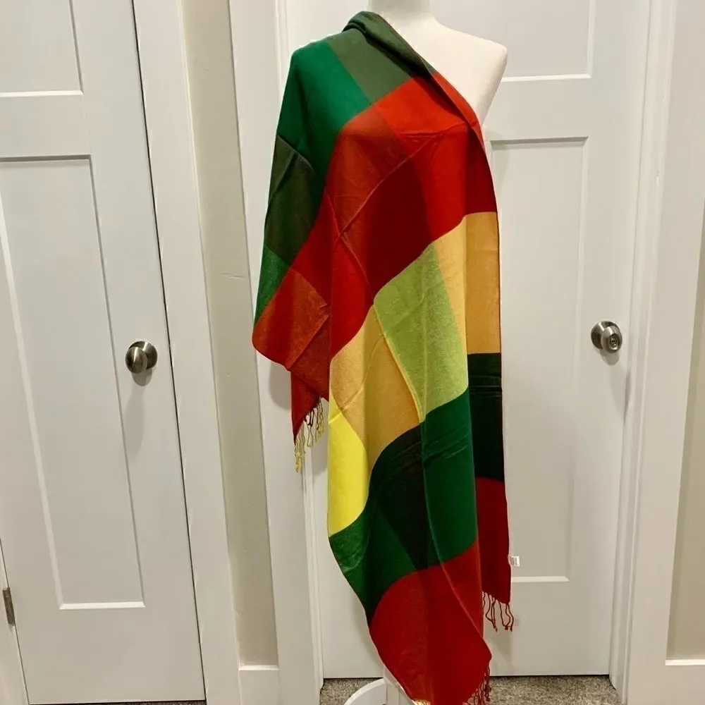 New Fashion Colorful Plaid Wrap